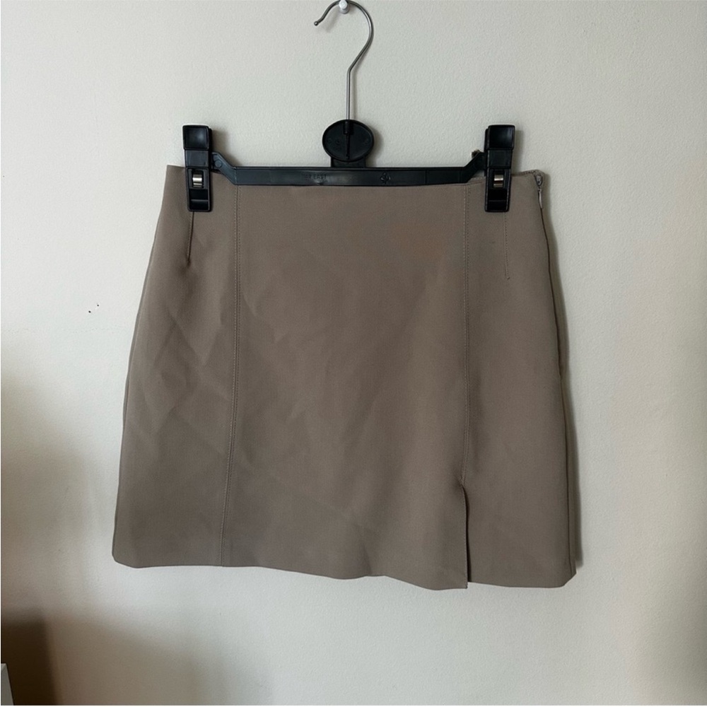 Zara Beige Mini Skirt